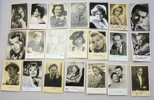 Autogrammsammlung - Ross, Ufa, FFV - Curd Jürgens, Hildegard Knef, Ziemann,... - Picture 1 of 1