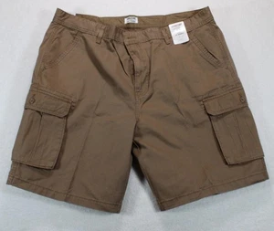 Signature Gold Levi Strauss Cargo Shorts 10" Brown Mens Brand New W/Tags - Picture 1 of 6