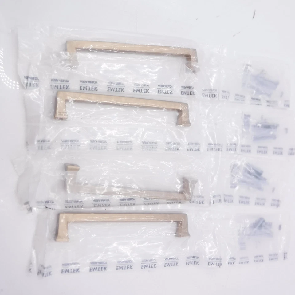 Emtek 86426US4 Alexander 6" Cabinet Pull- Satin Brass