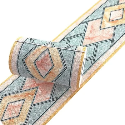 Rejilla romboidal 3D autoadhesiva de 5 metros pelar y pegar impermeable azul claro  Foto 1 de 4