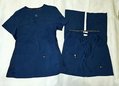 Koi Lite Scrub Set In Carribean Blue Size Xsmall Top & XXsmall Pants - Image 1 of 2