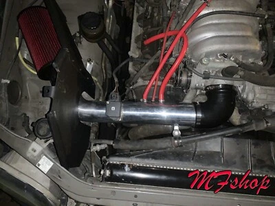 Red For 2000-2004 Toyota Tundra 4.7L V8 Heat Shield Cold Air Intake Kit - Image 1 of 2