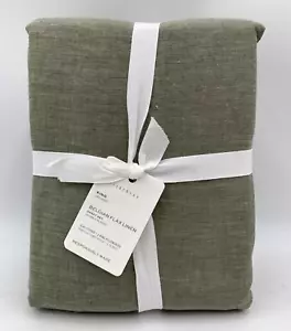 Pottery Barn Belgian Flax Linen Sheet Set 4 Pieces Loden Green King #N276 - Picture 1 of 9