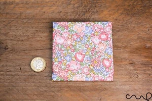 Handmade Unisex Pocket Square Pink Ditsy Floral 100% Cotton Handkerchief AAG - Picture 1 of 11