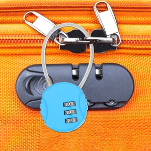  2 Pcs Passwort Vorhänge Schloss Mitarbeiter Taschenschloss Reisesperre - Bild 1 von 12