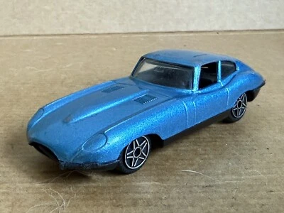 Polistil Jaguar XKE, E-Type, 1:40 Scale, Die Cast, Blue, 1970's, Italy, Rare. - Image 1 of 4