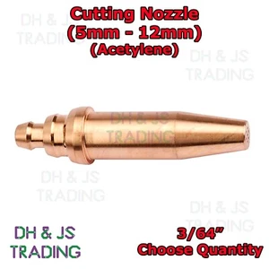 ANM Oxy Acetylene Gas Cutting Nozzle Tip Standard 3/64" Oxygen (5mm - 12mm) Tips - Picture 1 of 1