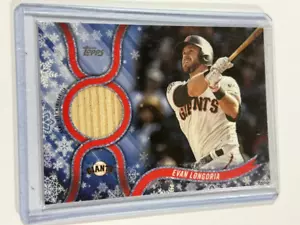 Bate usado Evan Longoria 2018 Topps Holiday Game #R-EL - Gigantes de San Francisco - Imagen 1 de 2