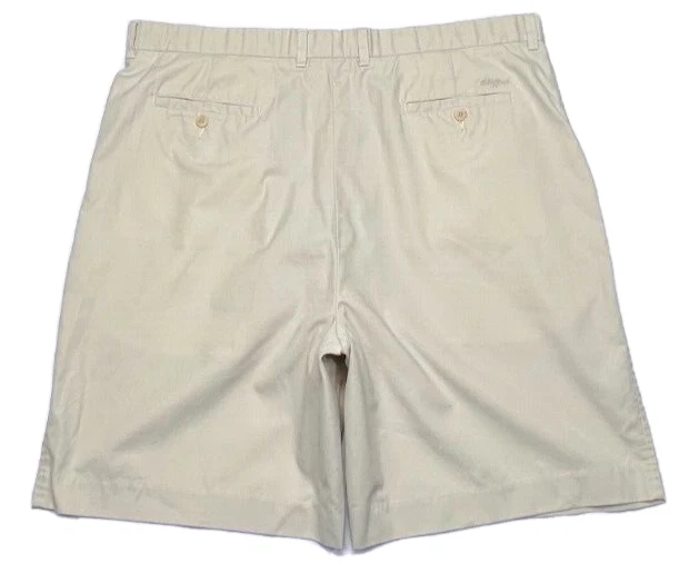 Шорты мужские Bobby Jones (40) внутренний шов 9 дюймов хаки плиссированные карманы для гольфа саржа - Изображение 1 из 4