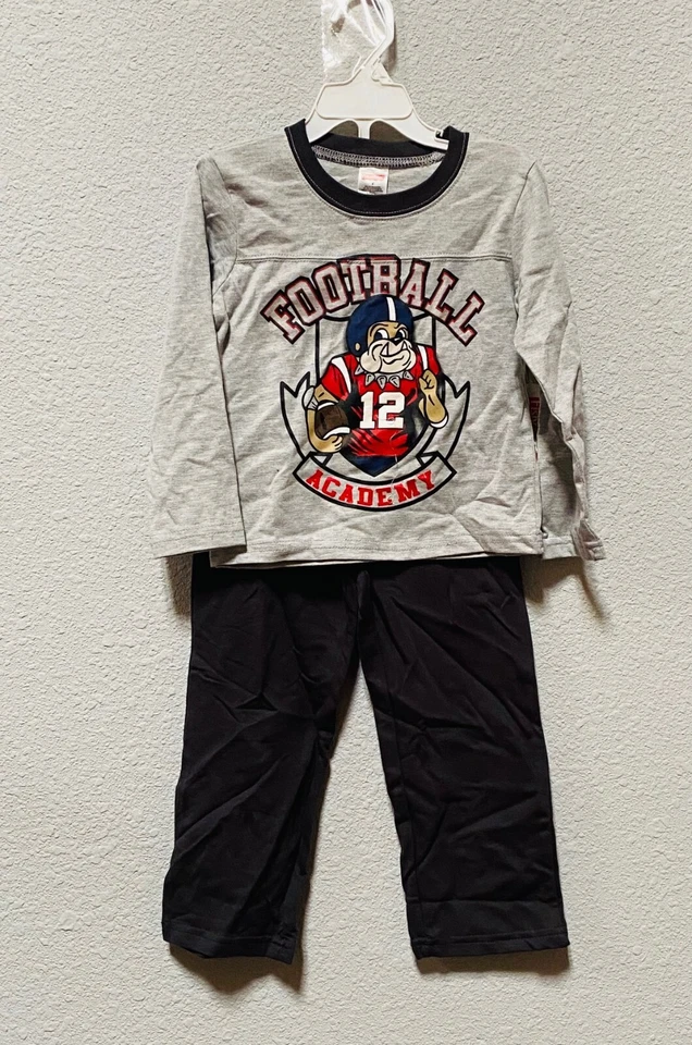 Fisher Price Polar Camisa Pantalones Suéter Fútbol 2 Piezas Conjunto $20 Foto 1 de 1