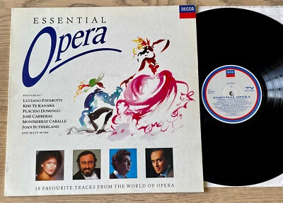 DECCA 433 822-1 VARIOUS ARTISTS ESSENTIAL OPERA LP (1991) NM ENGLAND - Image 1 of 2