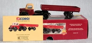 CORGI CLASSICS 18403 1:50 BEDFORD O SERIES LORRY & TRAILER BRITISH RAILBOXED - Picture 1 of 15