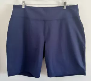 LANDS END Stretch Bike Shorts SIZE 1X 16W-18W - Picture 1 of 5