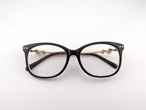 Gafas Chanel, solo monturas, borgoña con perlas, 53-18-138, plástico, Italia - Imagen 1 de 17