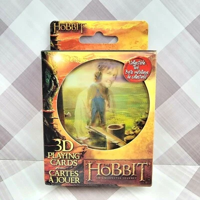 The Hobbit: An Unexpected Journey 3D Playing Cards Collectible Tin LE Movie Gift - Image 1 of 4