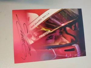 Charles Leclerc signed new 2022 Ferrari F1 official card F1-75 10x15cm LOOK - Picture 1 of 2