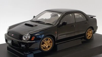 Autoart 1/18 Scale Diecast 78644 - Subaru New Age Impreza WRX STi Black - Image 1 of 4