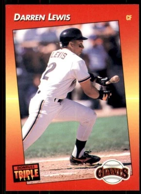 1992 Donruss Triple Play #111 Darren Lewis - Image 1 of 2