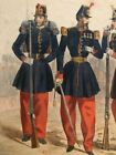 Empire Französisch; Soldaten / Infanterie De Ligne / Lithographie Godard 1855