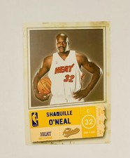 SHAQUILLE O’NEAL #D/50 - 2004-05 Fleer Authentic Mezzanine GOLD TICKET #81 Heat