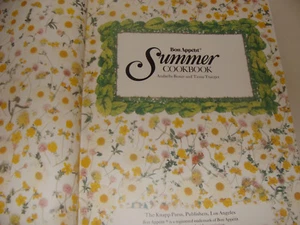 Bon Appetit Summer / Winter Cookbook Arbella Boxer Tessa Traeger 1980 - Imagen 1 de 3