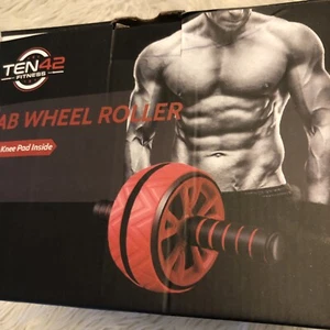 Fitness Ab Wheel Roller with Knee Pad New - Picture 1 of 4