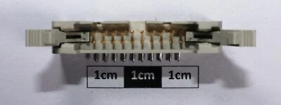 Harting Box Header 20Way Rt Angle with retainer/ejecter - Image 1 of 3