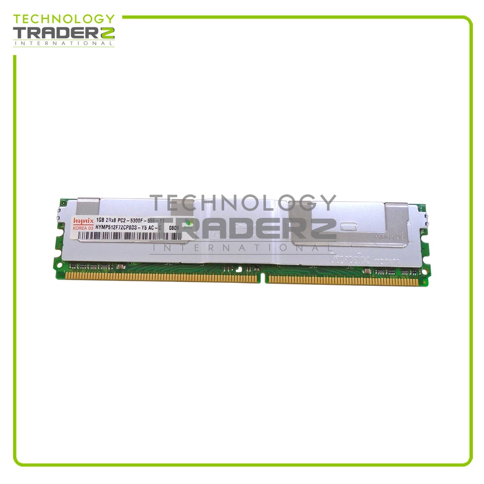 LOT OF 8 HYMP512F72CP8D3-Y5 Hynix 1GB PC2-5300F DDR2-667MHz ECC Dual Rank Memory - Image 1 of 1