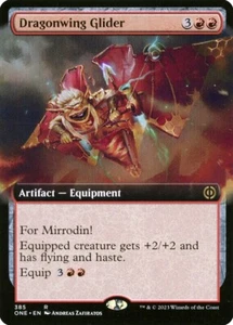 Dragonwing Glider - Arte extendido en lámina - Phyrexia: All Will Be One (casi como nuevo casi nuevo) - Imagen 1 de 1