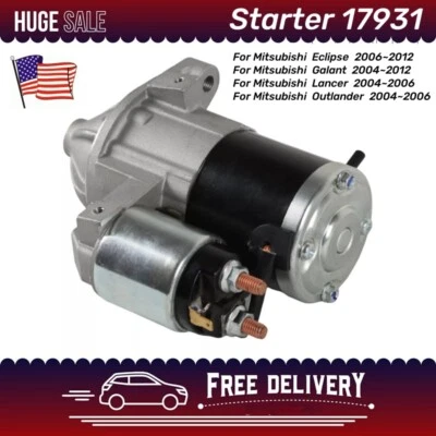1pc New Starter 17931 for Mitsubishi Eclipse 2006-2012 Outlander Lancer 04-06 AA Foto 1 de 4