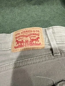 Levis White tab Boys Youth Size Gray Denim Slim fit Size 30 - Picture 1 of 6