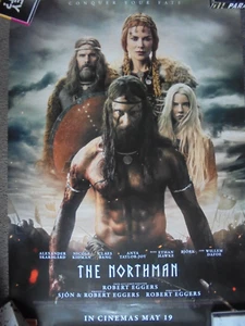 Póster de la película The Northman original DS 27x40 arte de pared Taylor Anya Skarsgard - Imagen 1 de 3