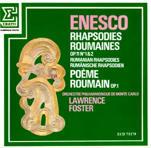 ENESCO "Rhapsodies Roumaines/Poeme Roumain" (CD 1985) Erato Foster **EXCELLENT** - Imagen 1 de 2
