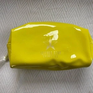 JEFFREE STAR Chartreuse Accessory Makeup Bag in Neon Yellow NEW - Picture 1 of 7
