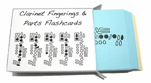 Clarinet Fingerings & Clarinet Parts Flashcard Set - Picture 1 of 3