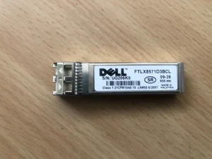 Module émetteur-récepteur mini-GBIC Dell FTLX8571D3BCL 850 nm Dell 0N743D (TVA incluse) - Photo 1/5