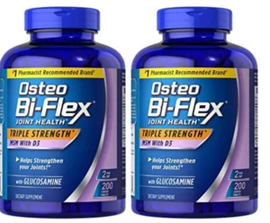 Osteo Bi-Flex Triple Strength Joint Health + Vitamin D3, 400 Tablets, QUIK SHIP - Foto 1 di 3