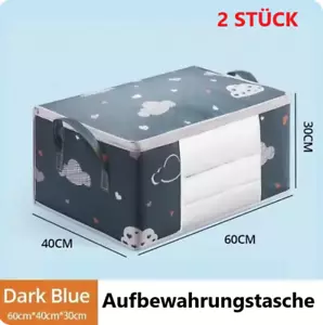 Atmungsaktive Aufbewahrungstasche mit Reißverschluss für Bettdecken und Kleidung - Bild 1 von 6