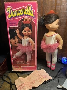 Bailarina Morena Bailarina 19” Muñeca Traje Original Vintage Juguete Ballet - Imagen 1 de 9