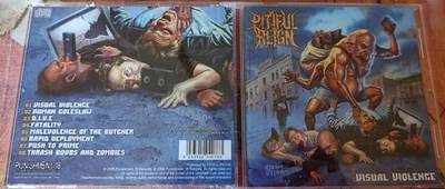 PITIFUL REIGN - VISUAL VIOLENCE - 2008 PUNISHMENT 18 RECS OOP/HTF THRASH ANTHRAX - Image 1 of 3