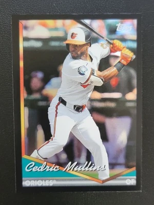 2024 Topps Archives - 1994 Topps Cedric Mullins #267 Black Foilboard - Image 1 of 2
