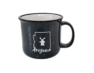 Tazza da caffè Arizona Dutch Bros Brothers GRIGIO maculato 16 oz mulino a vento stato  - Foto 1 di 6