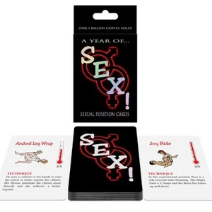KHEPER GAMES - SEXUAL POSITION CARDS A YEAR OF...SEX! - Foto 1 di 1