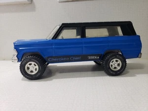 TONKA Jeep Cherokee Chief 53078 Blue - Vintage Car Wagoneer VERY RARE  Model - Picture 1 of 21