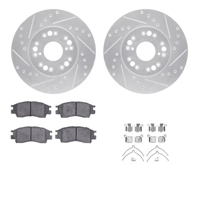For Lexus LS400 91-92 Brake Kit eLINE Series Drilled & Slotted Front Brake Kit w - Изображение 1 из 4