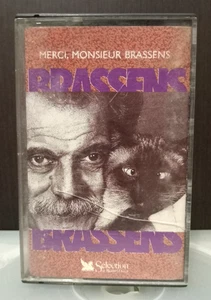 Vintage Audio Cassette - Georges Brassens – Merci, Monsieur Brassens - 1990s - Picture 1 of 9