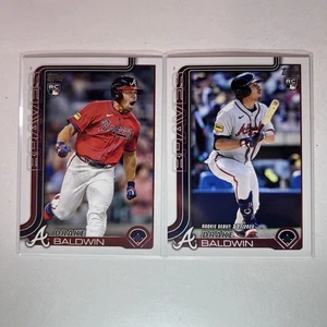 2025 Topps Update Drake Baldwin ROY (2) Card Lot - Base Rookie Card + Debut RC - Picture 1 of 3
