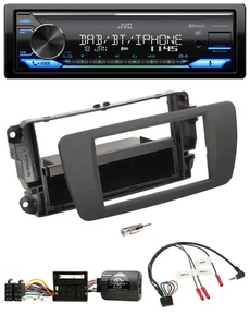 JVC Bluetooth DAB USB Lenkrad Autoradio für Seat Ibiza tuam grey - Bild 1 von 10