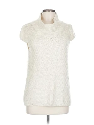 Willi Smith Women Ivory Sweater Vest L - Image 1 of 4