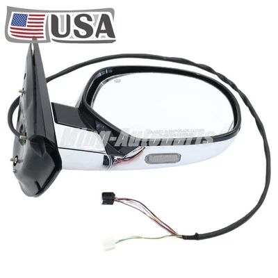 Espejo retrovisor lateral derecho eléctrico plegable térmico para Cadillac Escalade 2007-2014 Foto 1 de 4